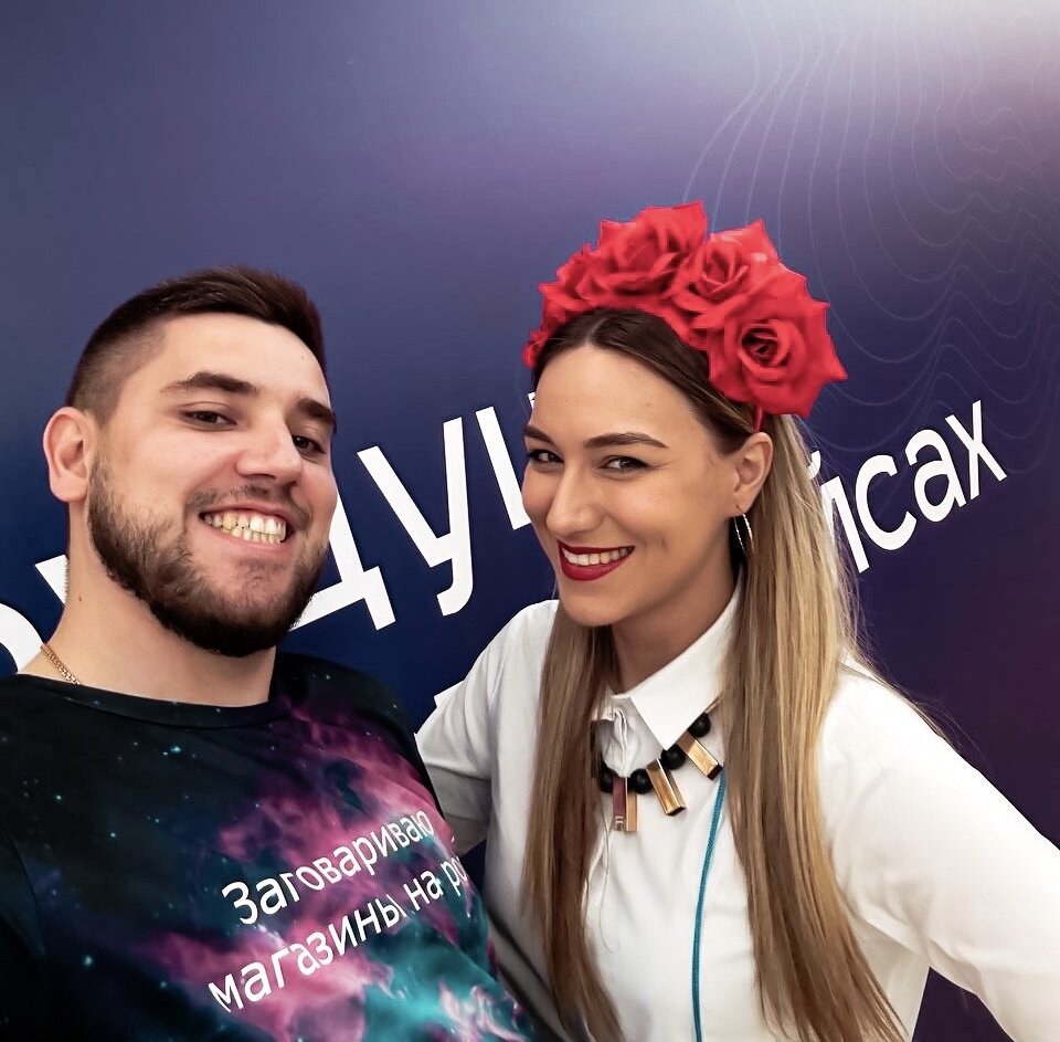 С коллегами на выставке Ecom Expo