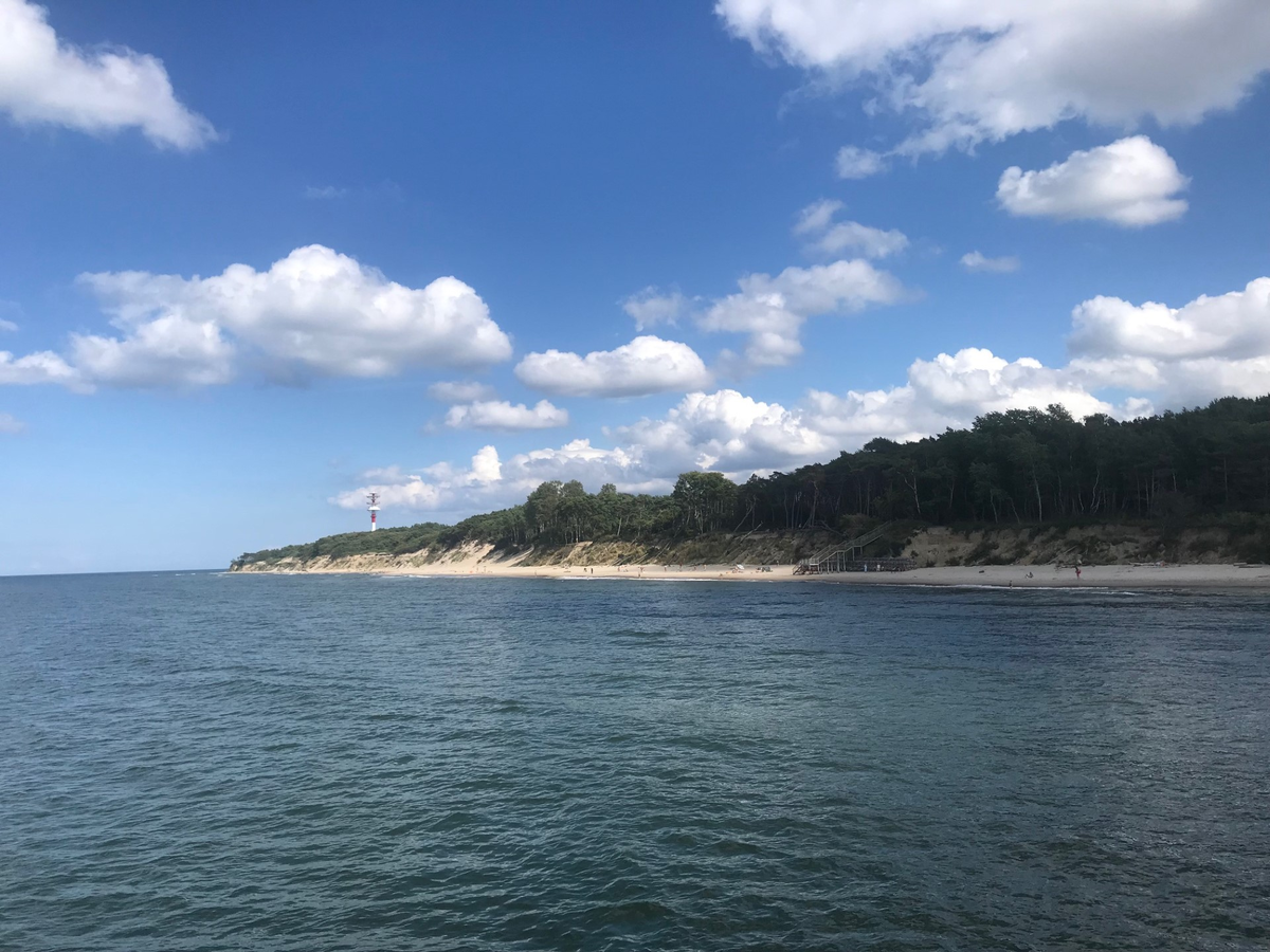 Вид с мола на берег. Фото автора