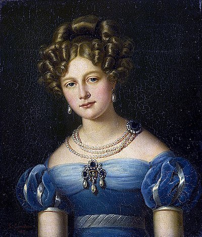 Вел икая княгиня Елена Павловна, худ. Софи Шередан, 1824 г. /фото с сайта Википедии/