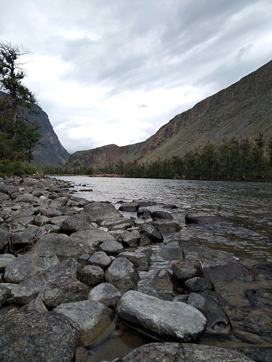 река Чулышман. Начало сплава
