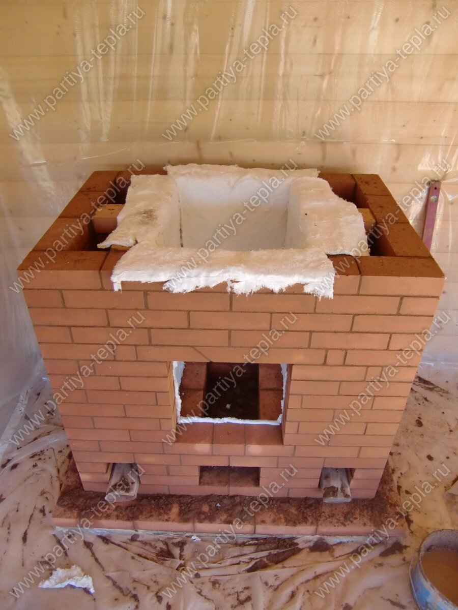 Кирпичная печь Финка с хлебной камерой в СПБ