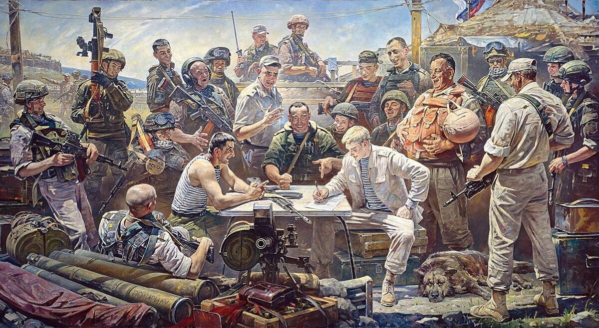 Письмо недругам России. Художник Василий Нестеренко