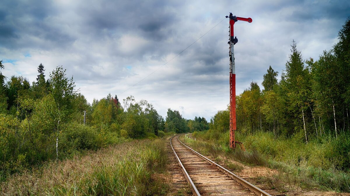 Торжок Соблаго семафор паровоз