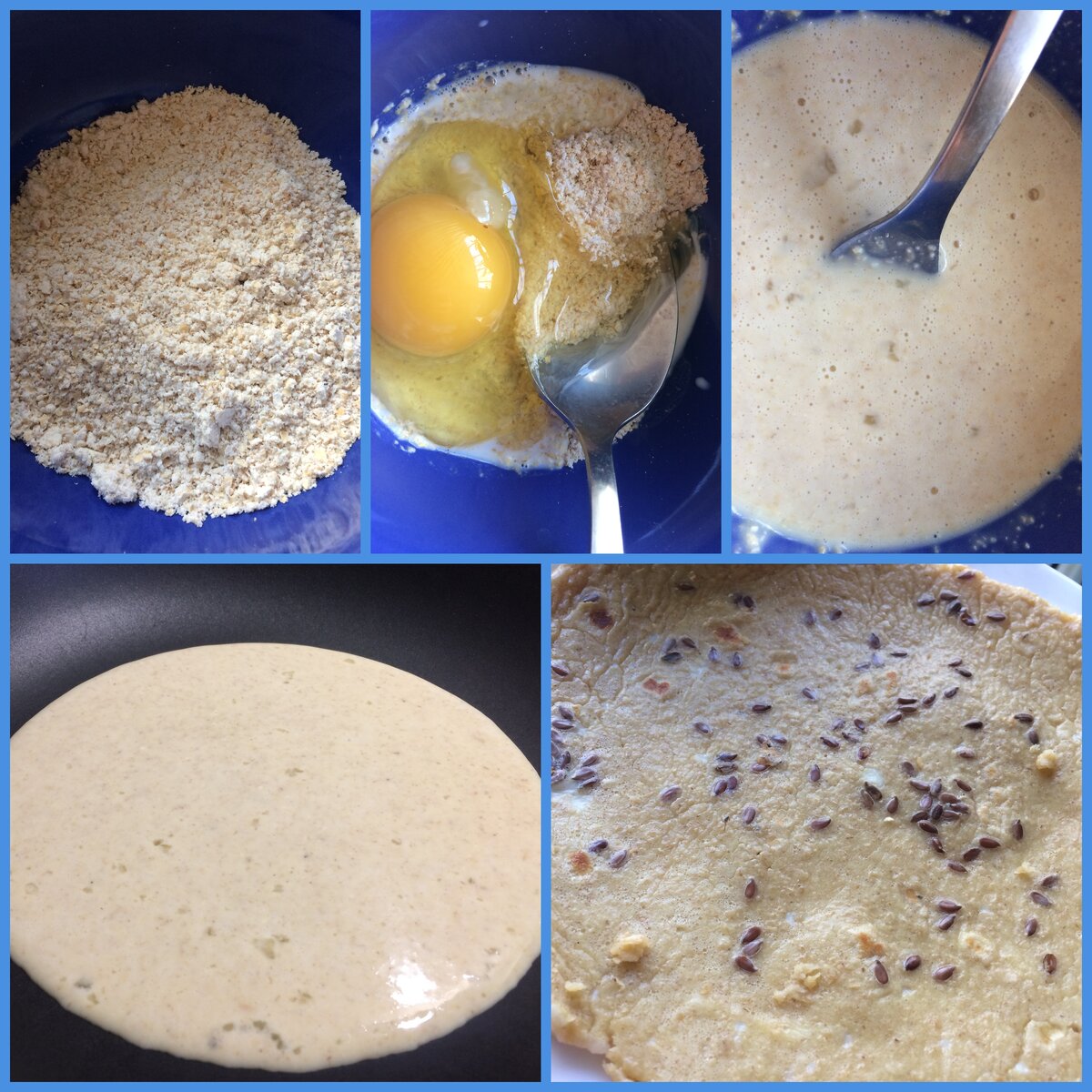 Блинчики из овсянки и яйца