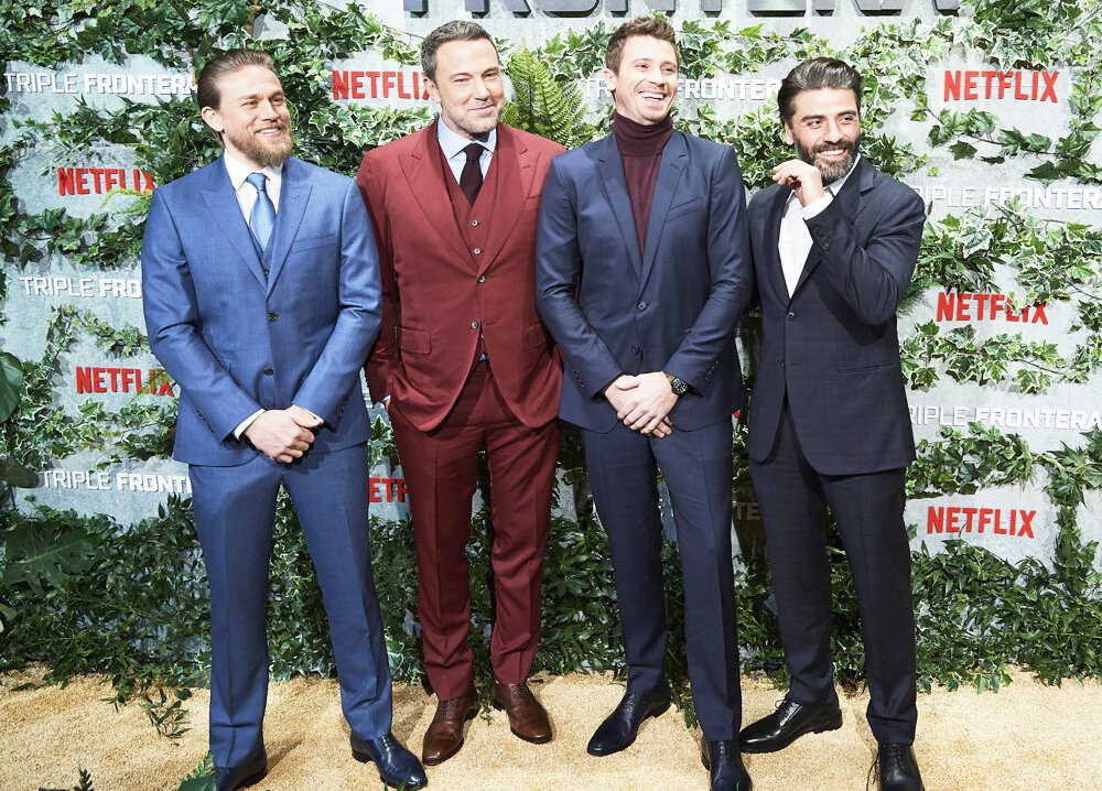 Актерский состав  "Тройная граница" на премьере  фильма.