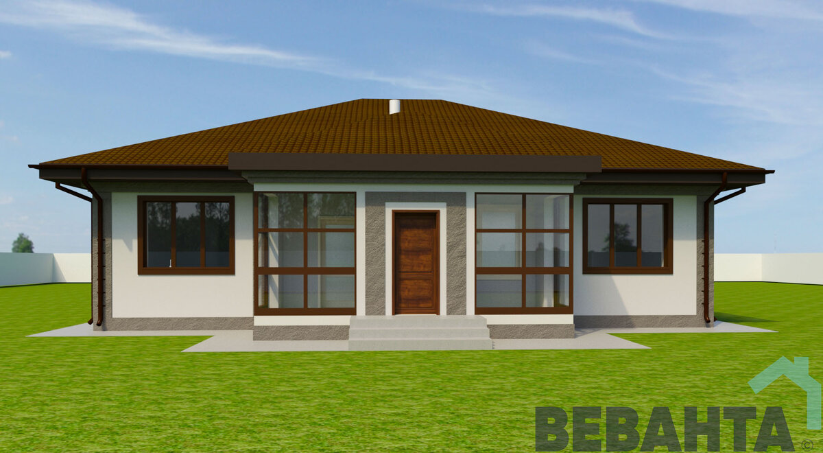 Несущие конструкции выполнены из керамзитобетонных блоков, фундаменты - буронабивные сваи