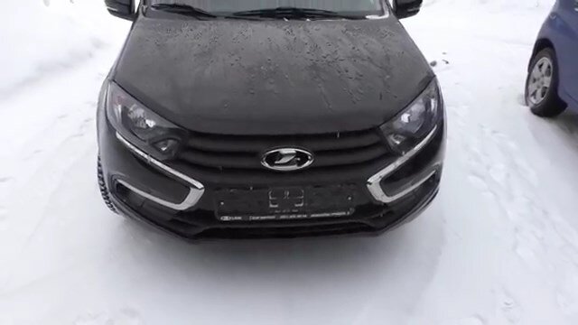 Вот так красиво выглядит спереди Лада Гранта.