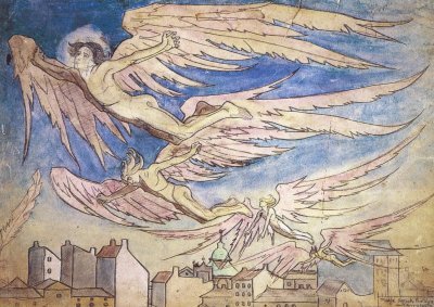 
Картина Марии Ясножевской "Икар"
