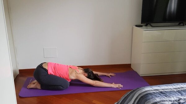 Отдых в позе Ребёнка