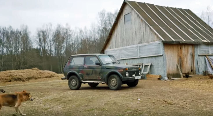 Старенькая Нива Юрия.