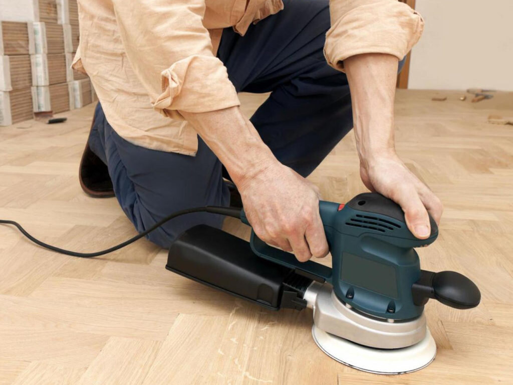 Шлифовка паркетная доска