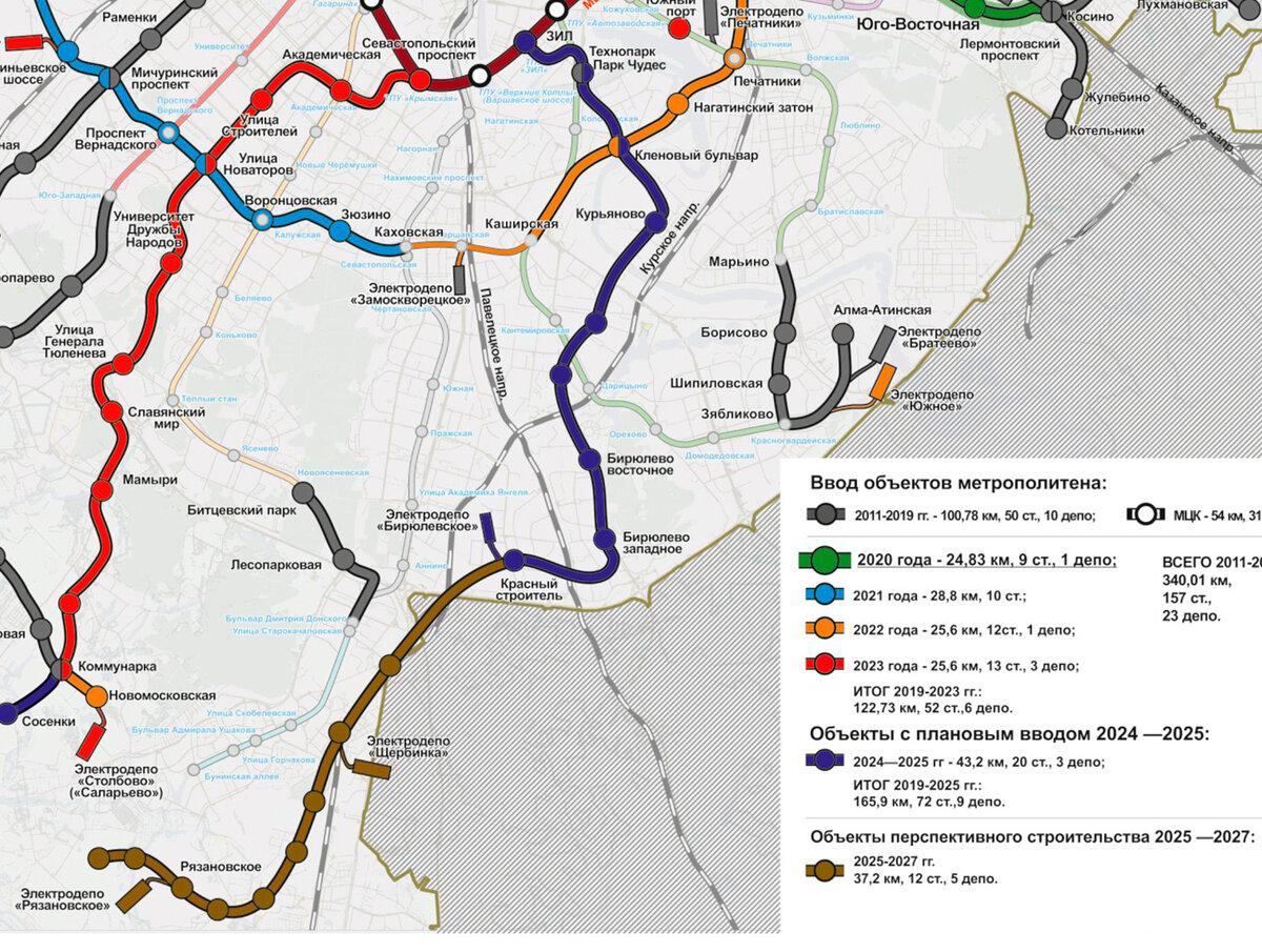 Бирюлевская линия метро на карте москвы схема срок сдачи