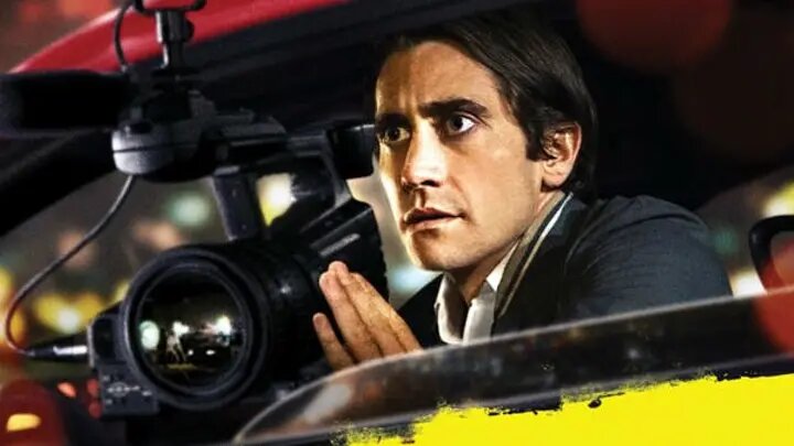 Главный герой  фильма "Nightcrawler" занят делом.