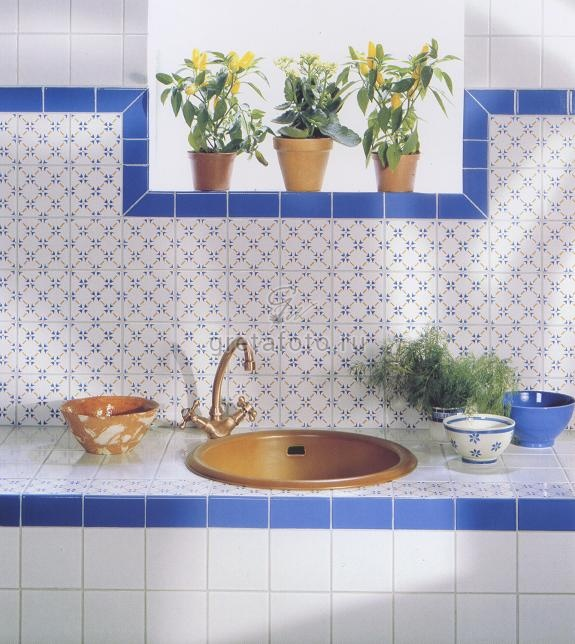 Плитка в стиле прованс на кухне, CARRE Ets