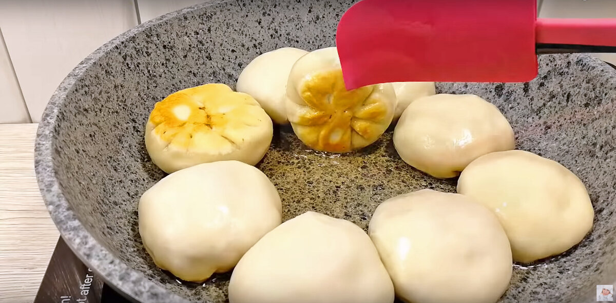 Тесто на кипятке. Необычный обед с мясом для всей семьи.