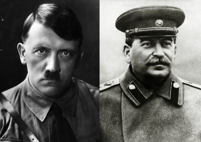 Иосиф сталин и адольф гитлер фото