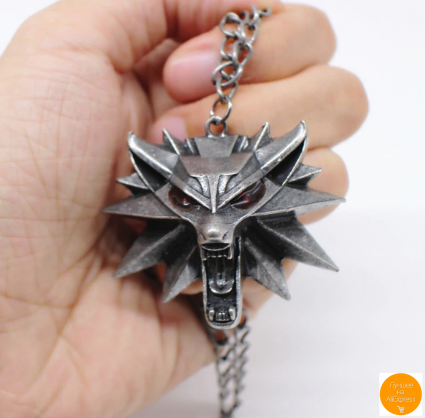 голова волка ожерелье цена $1.87 - 3.39