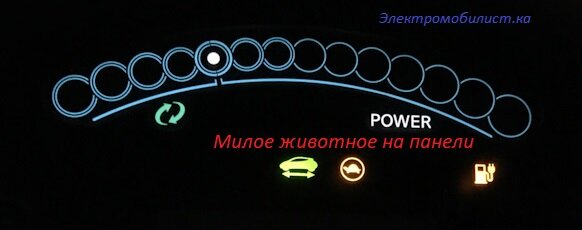 Возникает рядом с индикатором о готовности к поездке)
