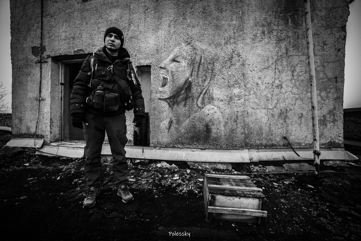 Странные граффити в городе-призраке Припять. 