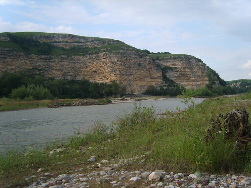 река Уруп в районе х. Ильич