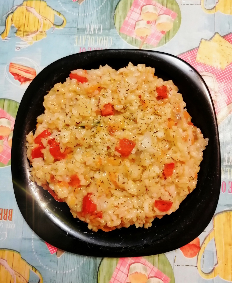 Готовая рыбная паэлья 