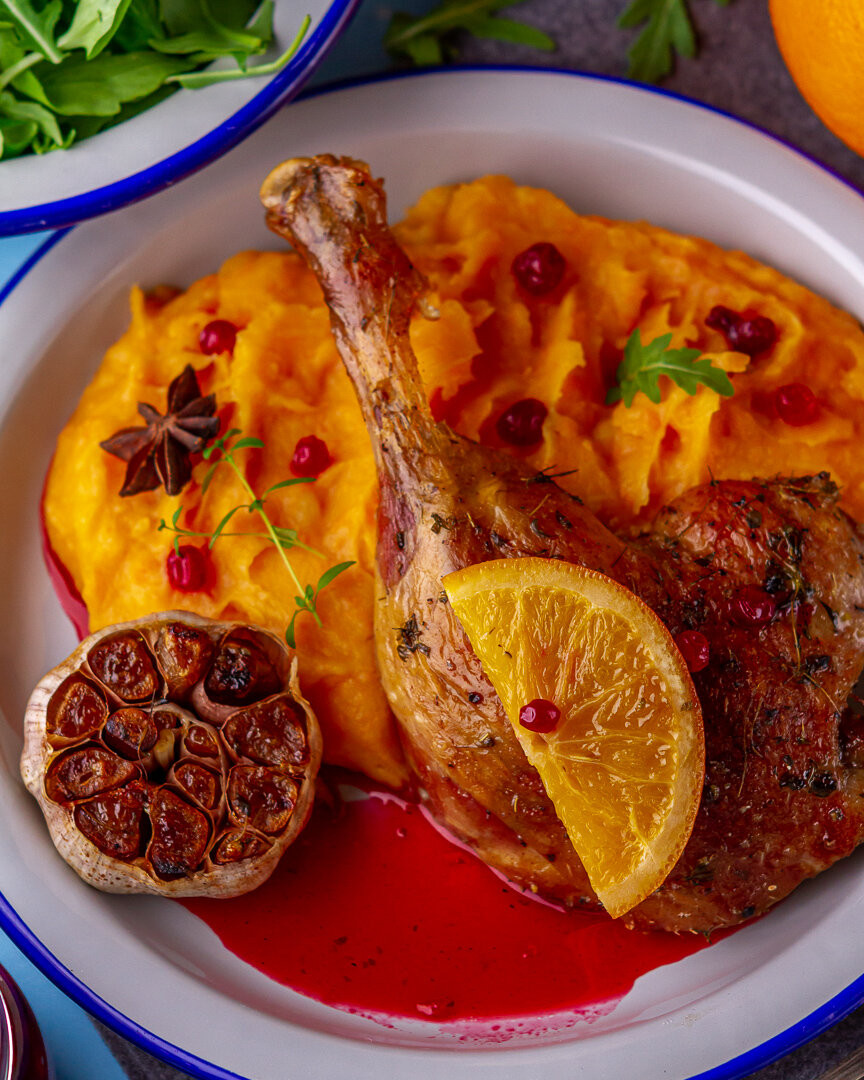 Утиные ножки с апельсинами🍗🍊