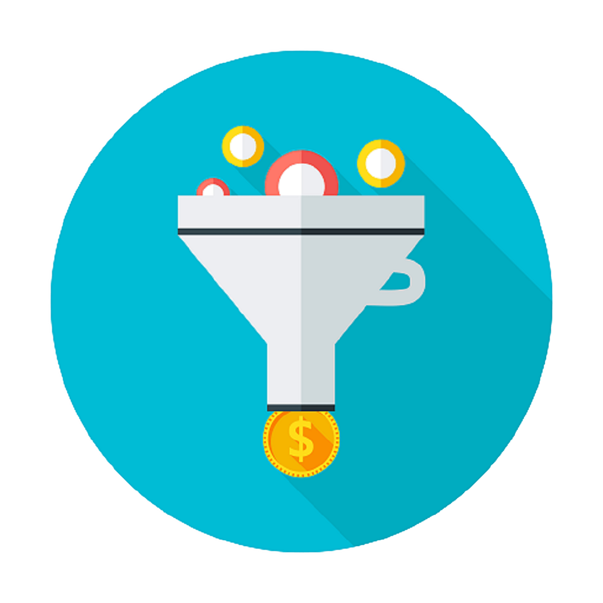 Воронка продаж - это маркетинговая модель, используемая  для анализа проходимых клиентом этапов, а именно: от первого знакомства с товаром/услугой до совершения покупки. 