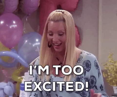 Im too fast. So excited. Me too im too. Exciting excited