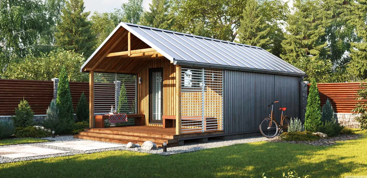 Вот такой дом можно заказать на сайте строительной компании от 300 т.р.