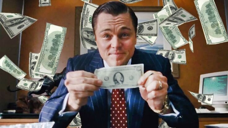 Кадр из фильма "Волк с Уолл Стрит" 