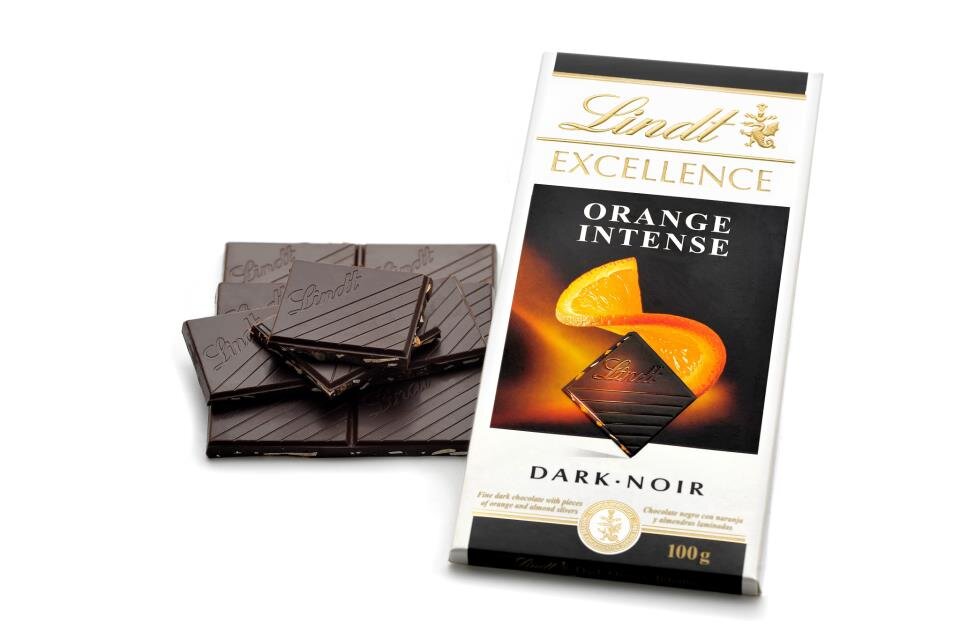 Шоколад Lindt Excellence апельсин темный шоколад