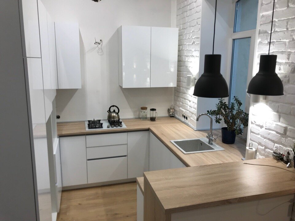 Подборка наших кухонь с заморским "акцентом"