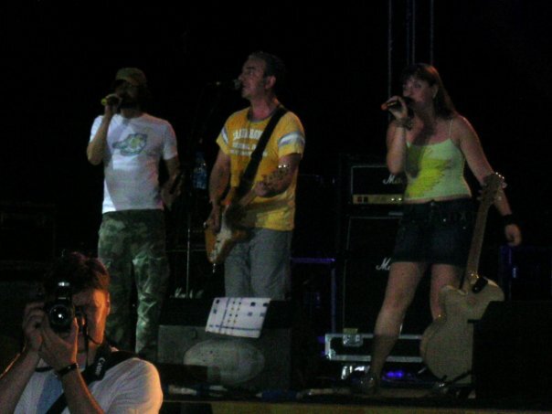 Я, Владимир Шахрин и Владимир Кристовский, Стадион "Динамо", Ростов-на-Дону, 2006