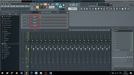 Пример первого запуска FL Studio
