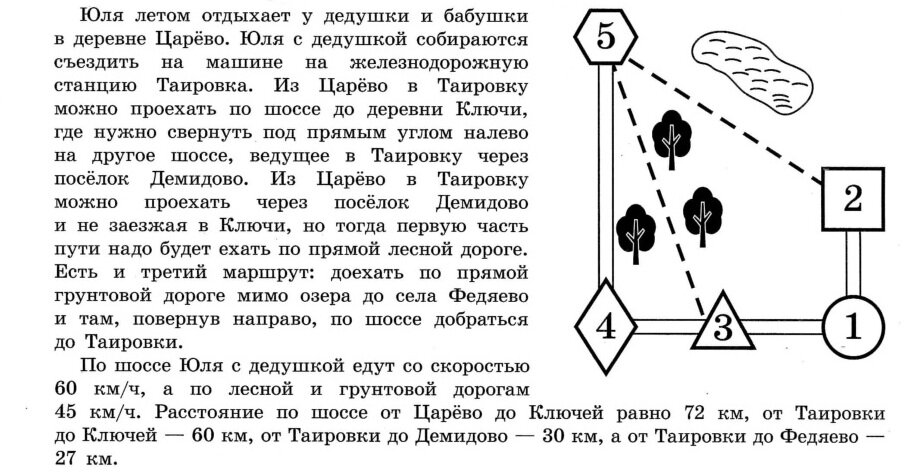 Текст задачи из задачника И.В. Ященко 