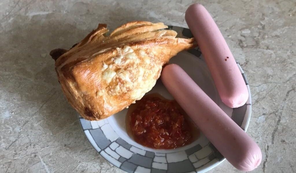 Всего 185 гр.+кофе с молоком и сахаром 200 гр.