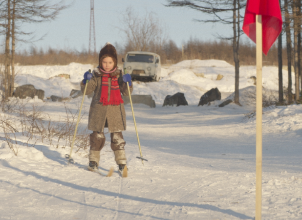 Кадр из кинофильма "Белый снег"
