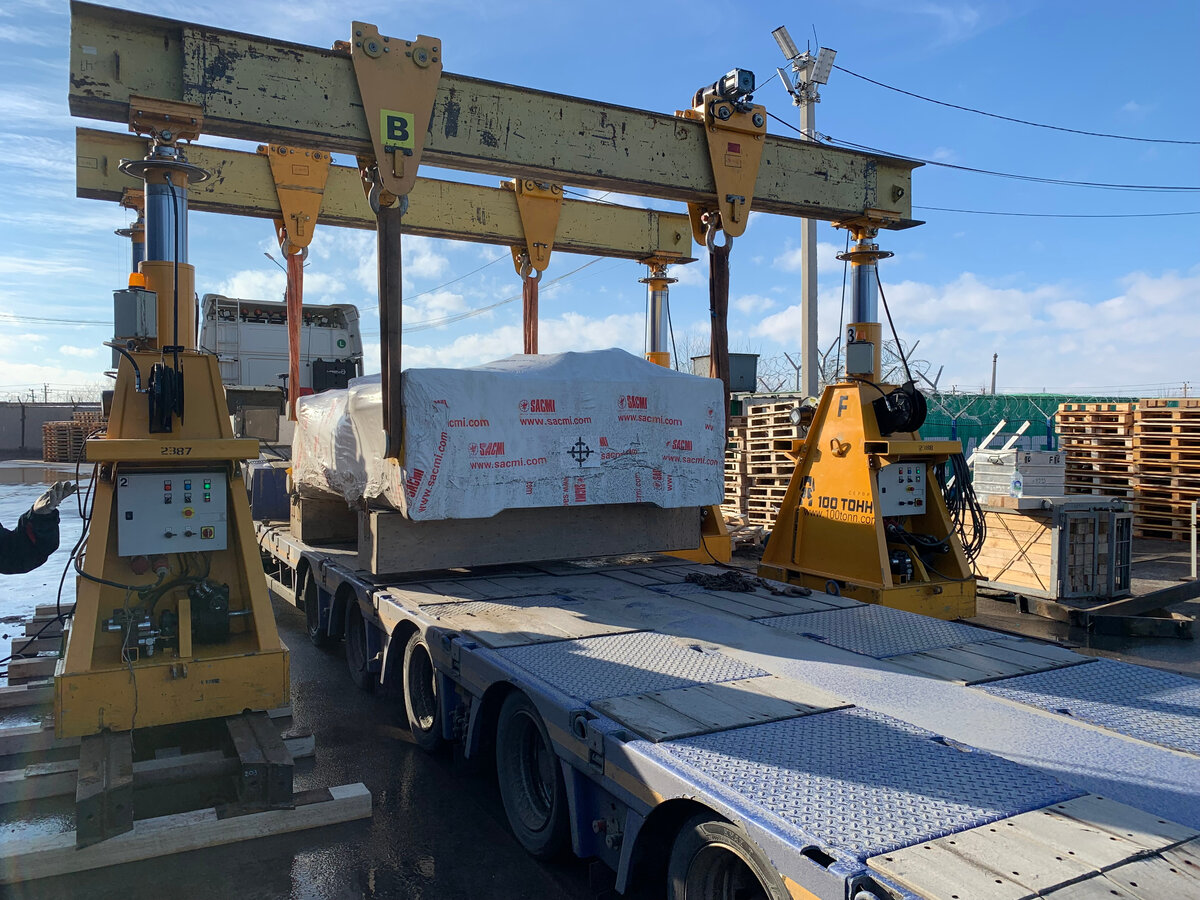 Разгрузка пресса РН1500