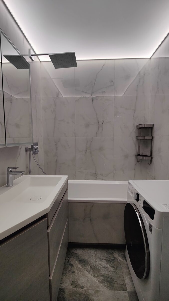 Общий вид ванной комнаты