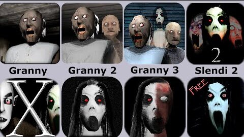 Descargar video: Granny,Granny 2,Granny 3,Slendrina X,The Child Of Slendrina,Slendrina The Cellar