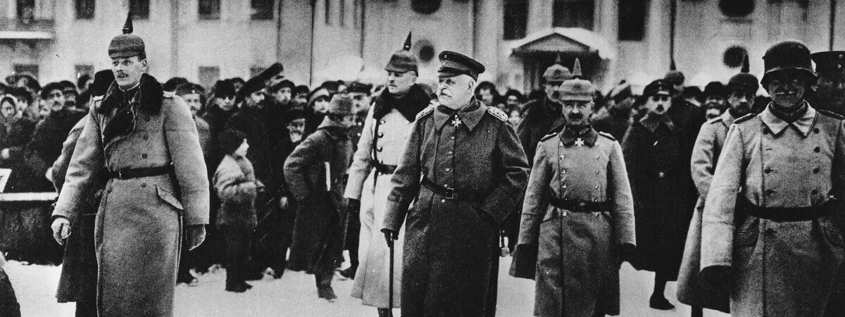 Главнокомандующий германскими силами на Украине генерал Герман фон Эйхгорн (Киев, 1918)