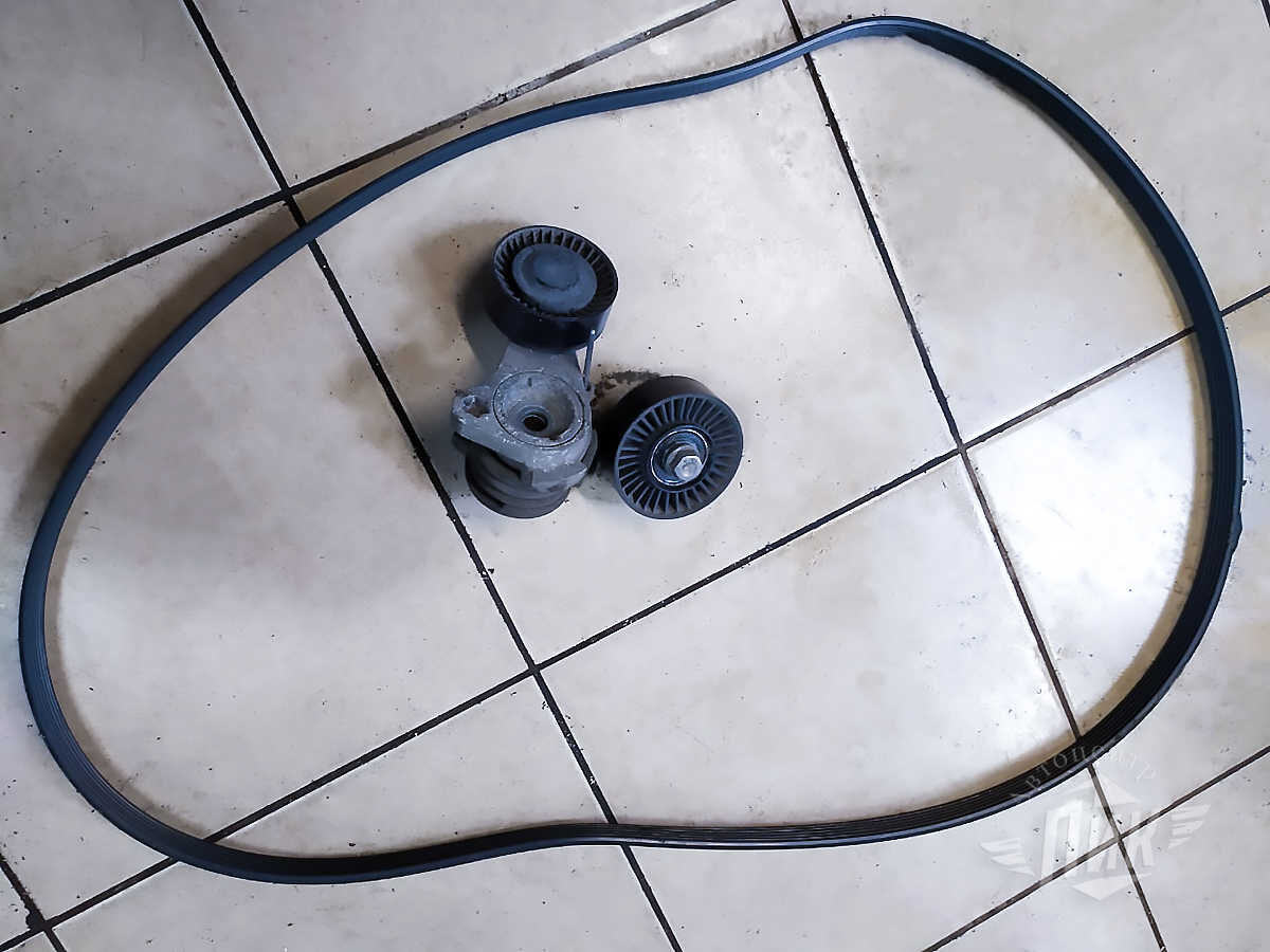 Уставшие ролики и ремень