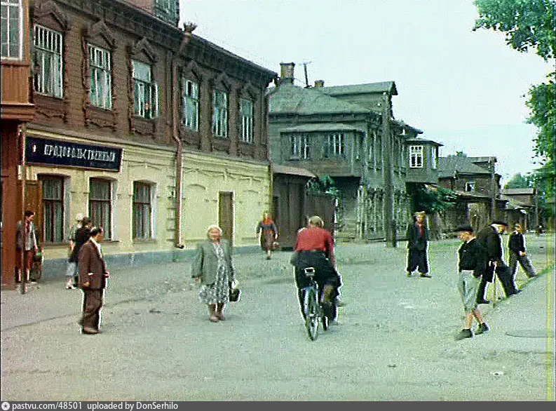 3-й Зборовский переулок 1950 – 1959 г. Источник: Кинохроника.