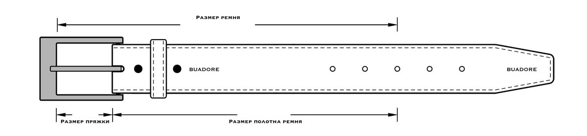 Размер ремня мужского на 50