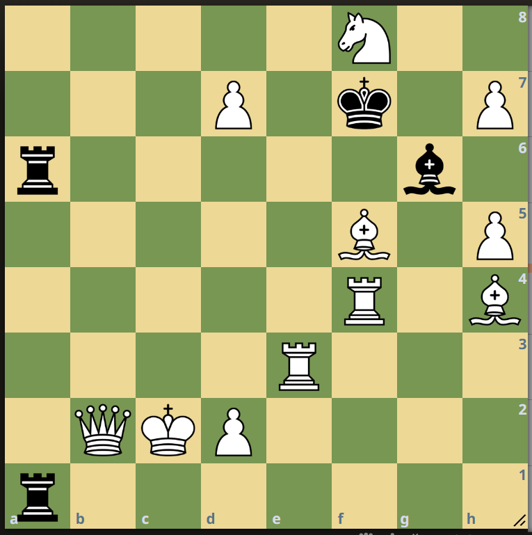 м1, ход белых