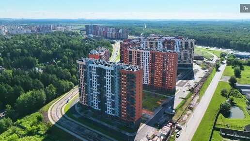 ЖК «Кленовые аллеи» в Москве — аэросъемка Новострой-М