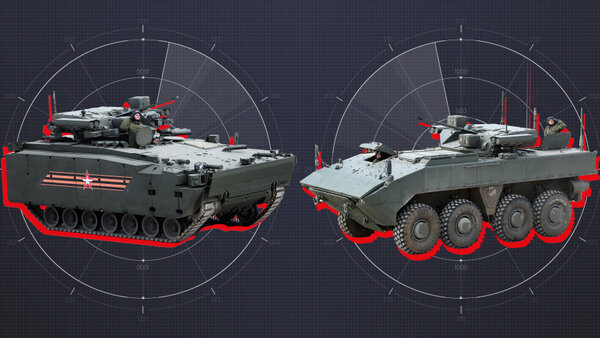 БМП "Курганец", БТР "Бумеранг". Коллаж © LIFE. Фото © Wikipedia, Wikipedia