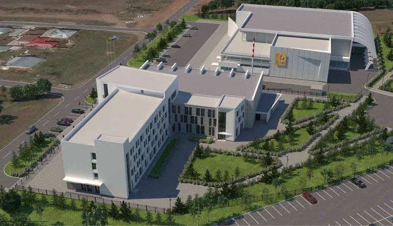  📷    В Оренбурге начали строительство первой в России Академии настольного тенниса Марина Шарт