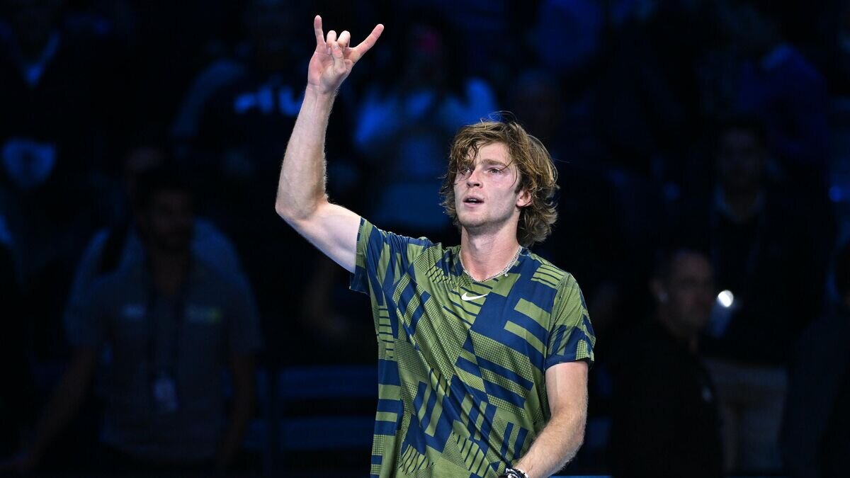    Российский теннисист Андрей Рублев© пресс-служба ATP Tour