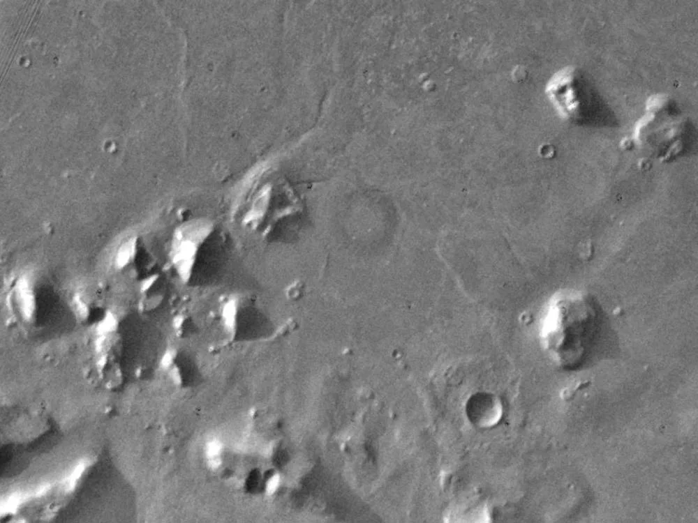 Город пирамид на Марсе. 